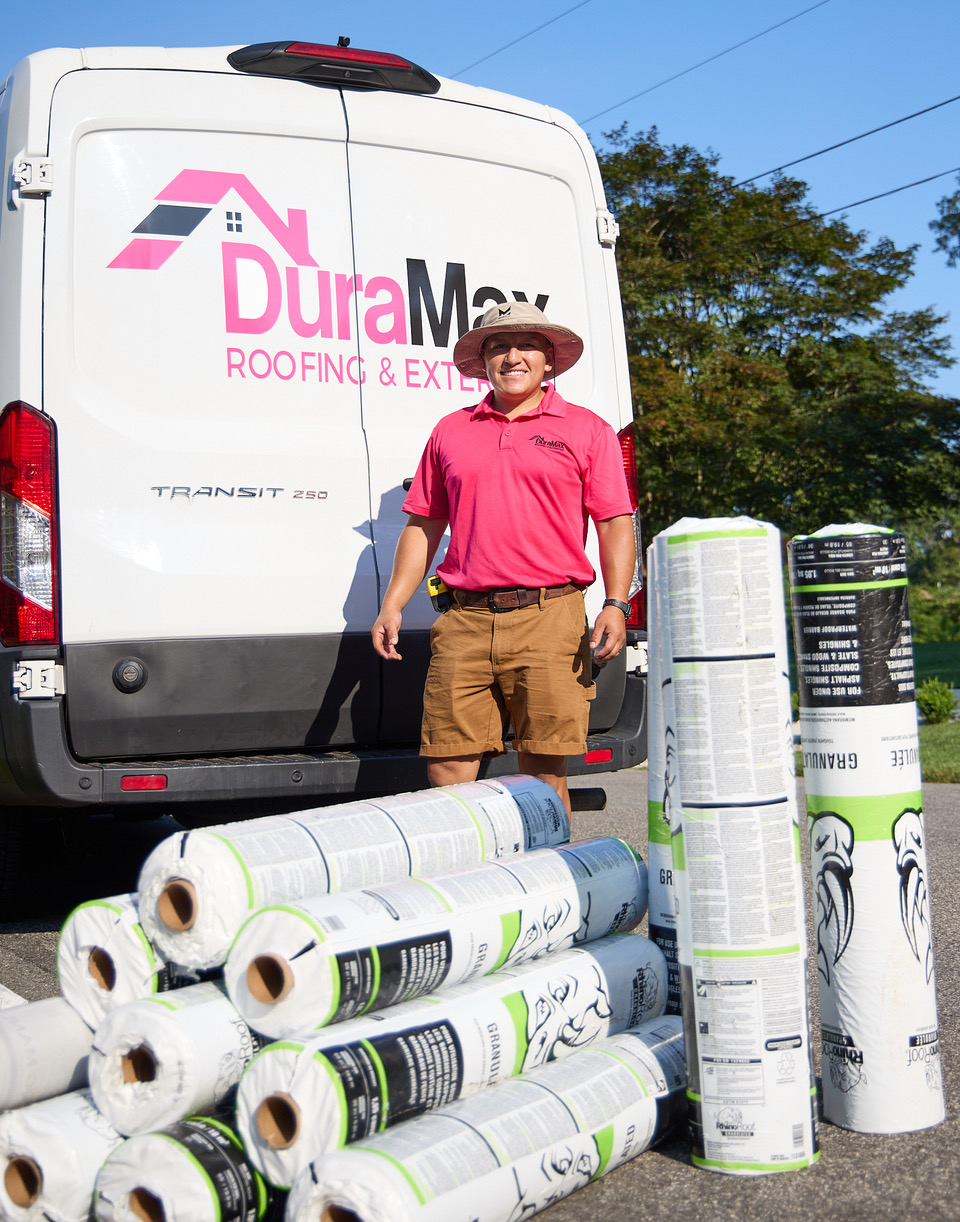 DuraMax Roofing & Exteriors crew at work in Mid Hudson Valley, NY