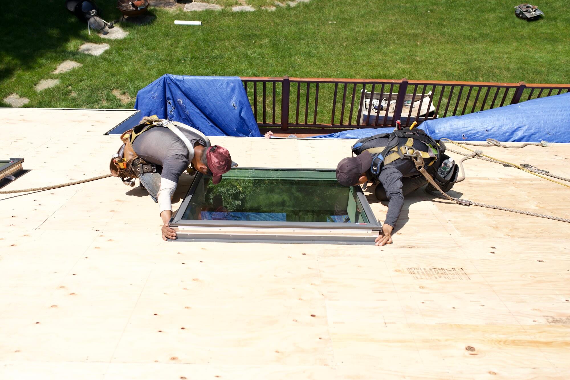 Skylight interior view