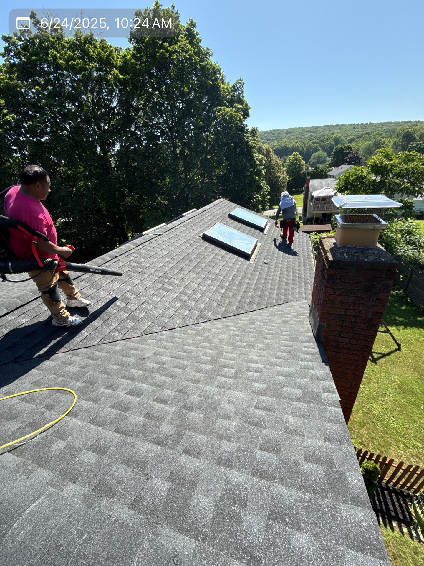 Residential roofing project
