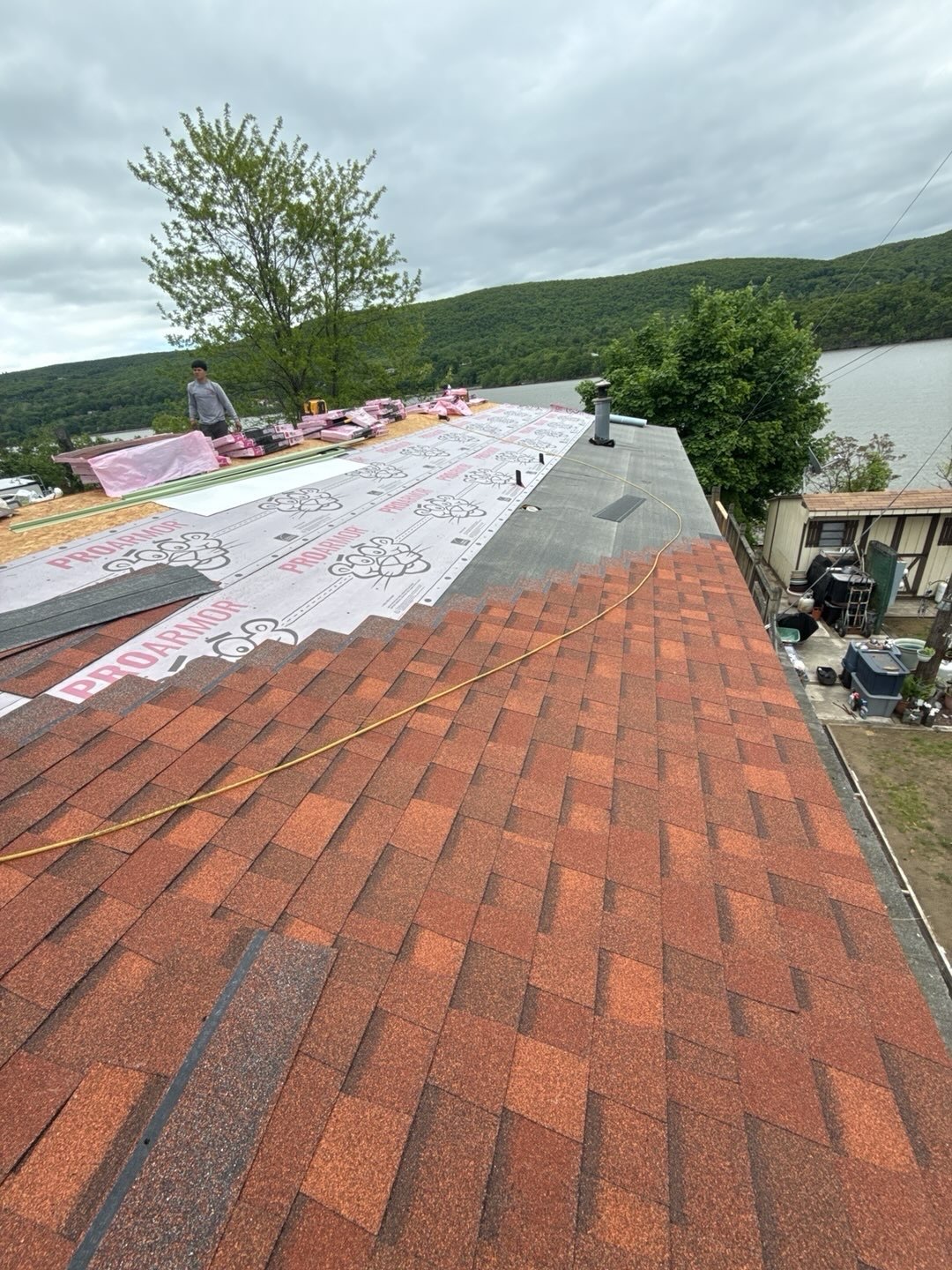Commercial roofing project