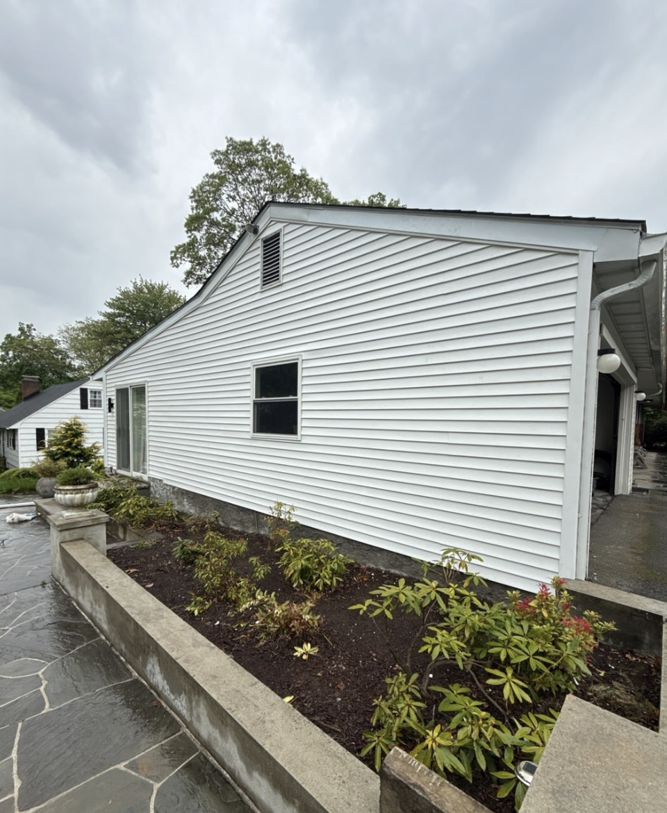 Finished home siding exterior
